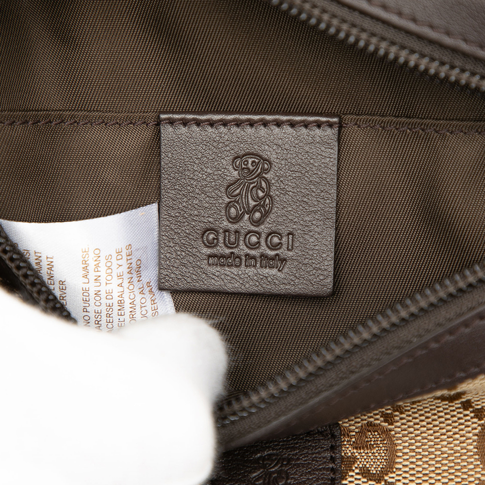 Pre-Loved Gucci GG Canvas Web Childrens Belt Bag - Picture 5 of 8